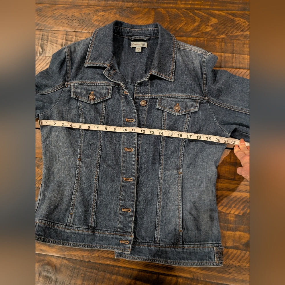 Coldwater Creek Jean Jacket, EUC, Size 14 - Picture 4 of 11